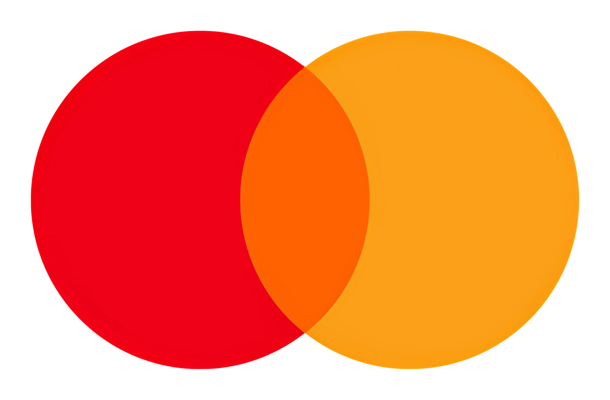 Isotipo oficial de Mastercard: Sello de pasarela de pago seguro y encriptado para la compra de reliquias de acero en Chile.